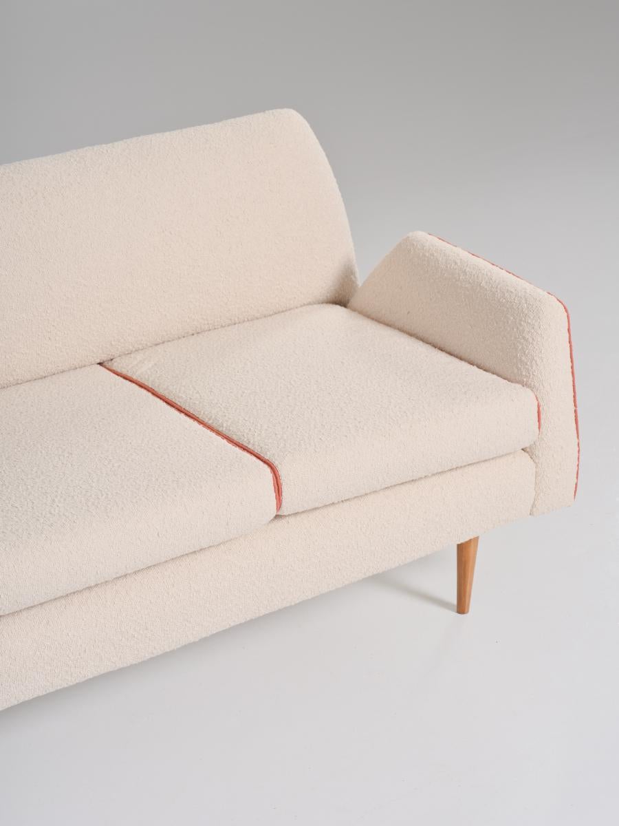 1950's Martin Eisler Unique Sofa In Good Condition For Sale In New York, NY