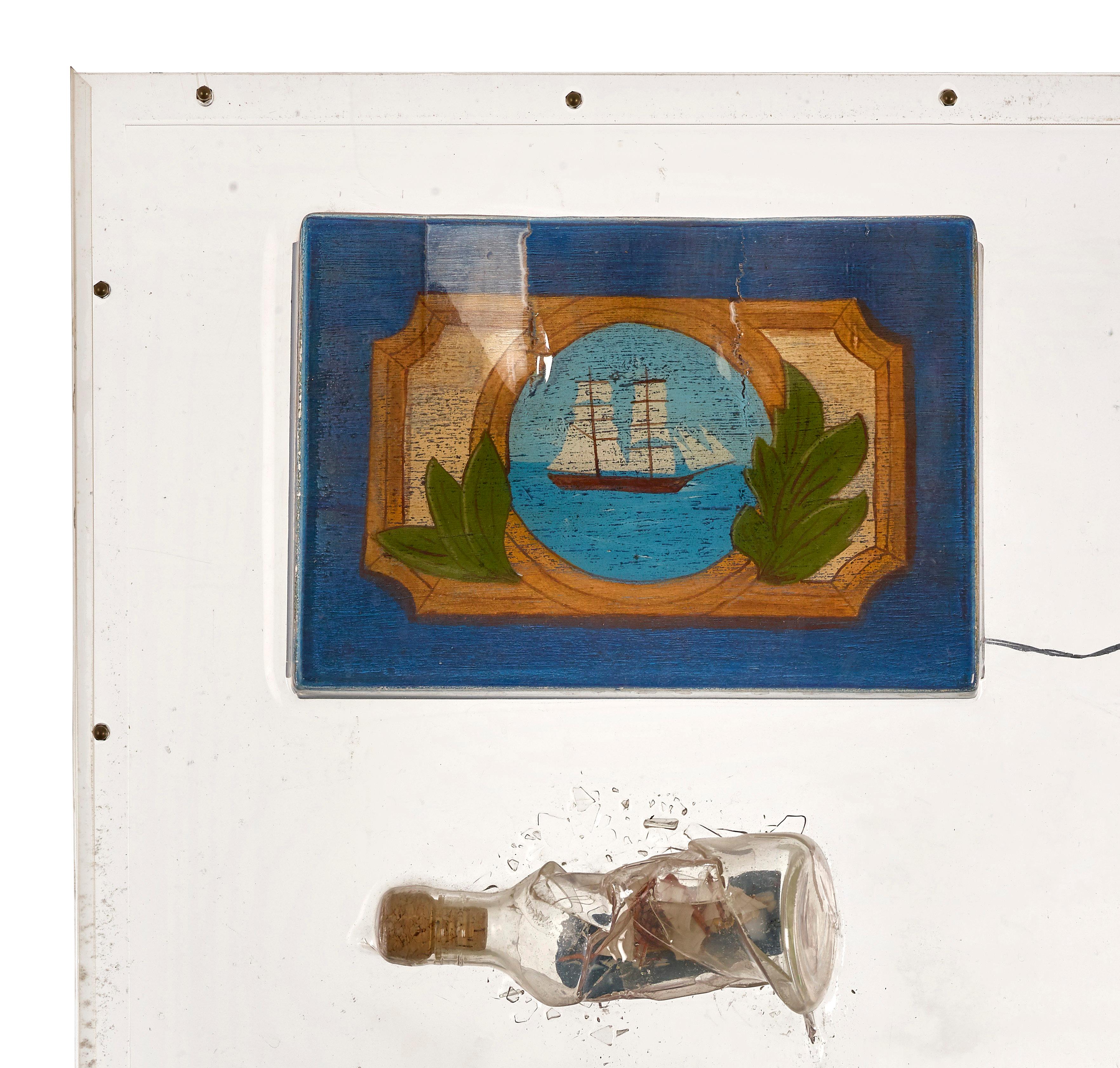 Drunken Boat, Boot (Zeitgenössisch), Mixed Media Art, von Martin Engler