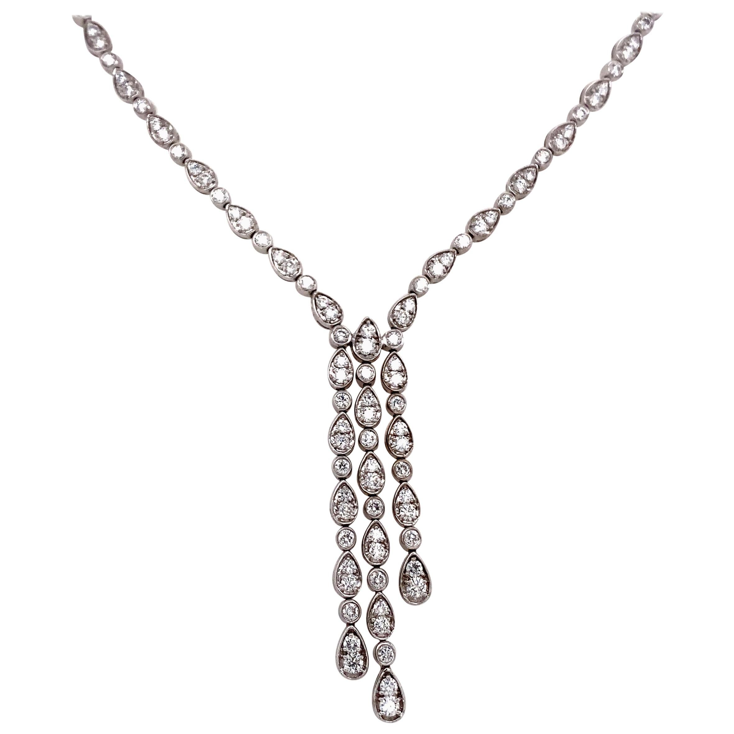 Martin Flyer Diamond Necklace