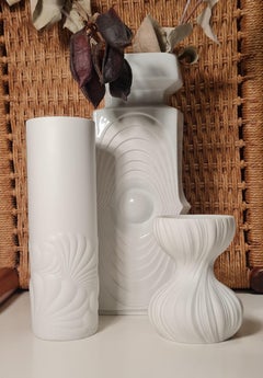 Martin Freyer Kerzenhalter für Rosenthal Plissee Bisquit