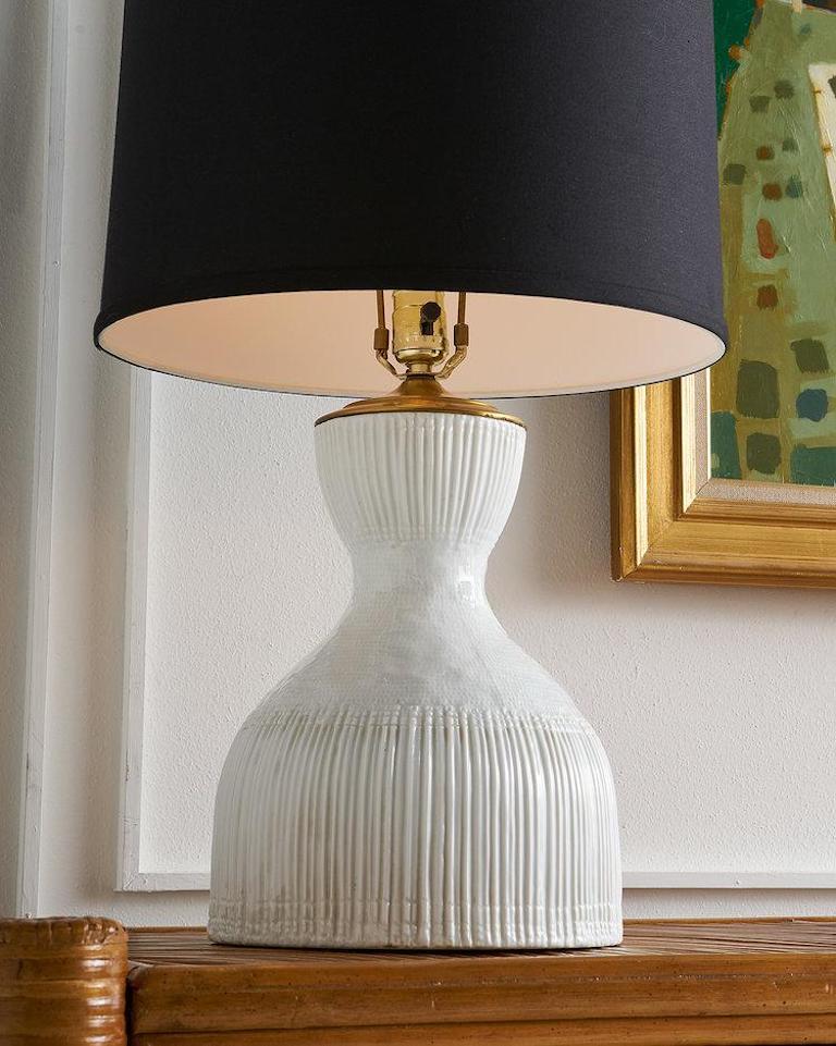 German Martin Freyer Porcelain Table Lamp for Rosenthal, 1969