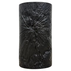 Martin Freyer Rosenthal Studio-Line Bisque Porcelaine Noire Op-Art Relief Vase