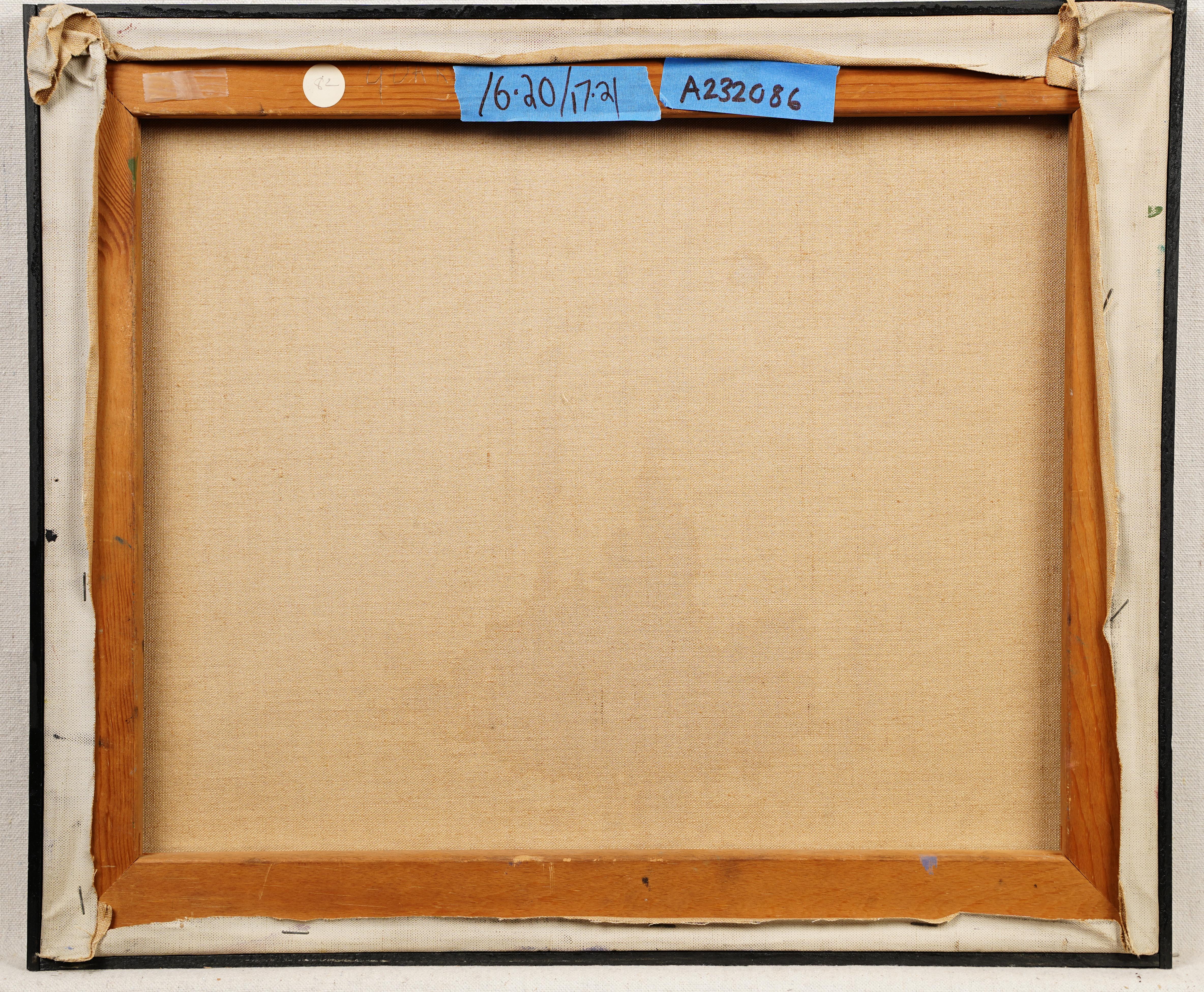 Quadro a olio con cornice Modernista americano Espressionista astratto Fauvista 2