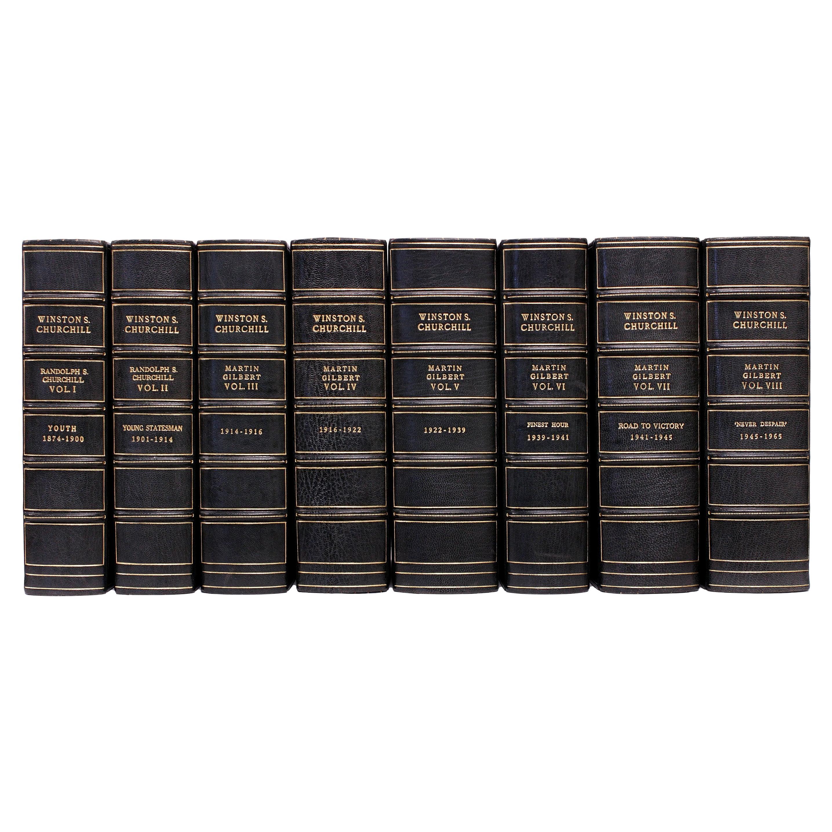 MARTIN GILBERT. The Life of Winston Churchill - 8 vol. 1966-88 TOUTES LES 1ÈRES EDITIONS