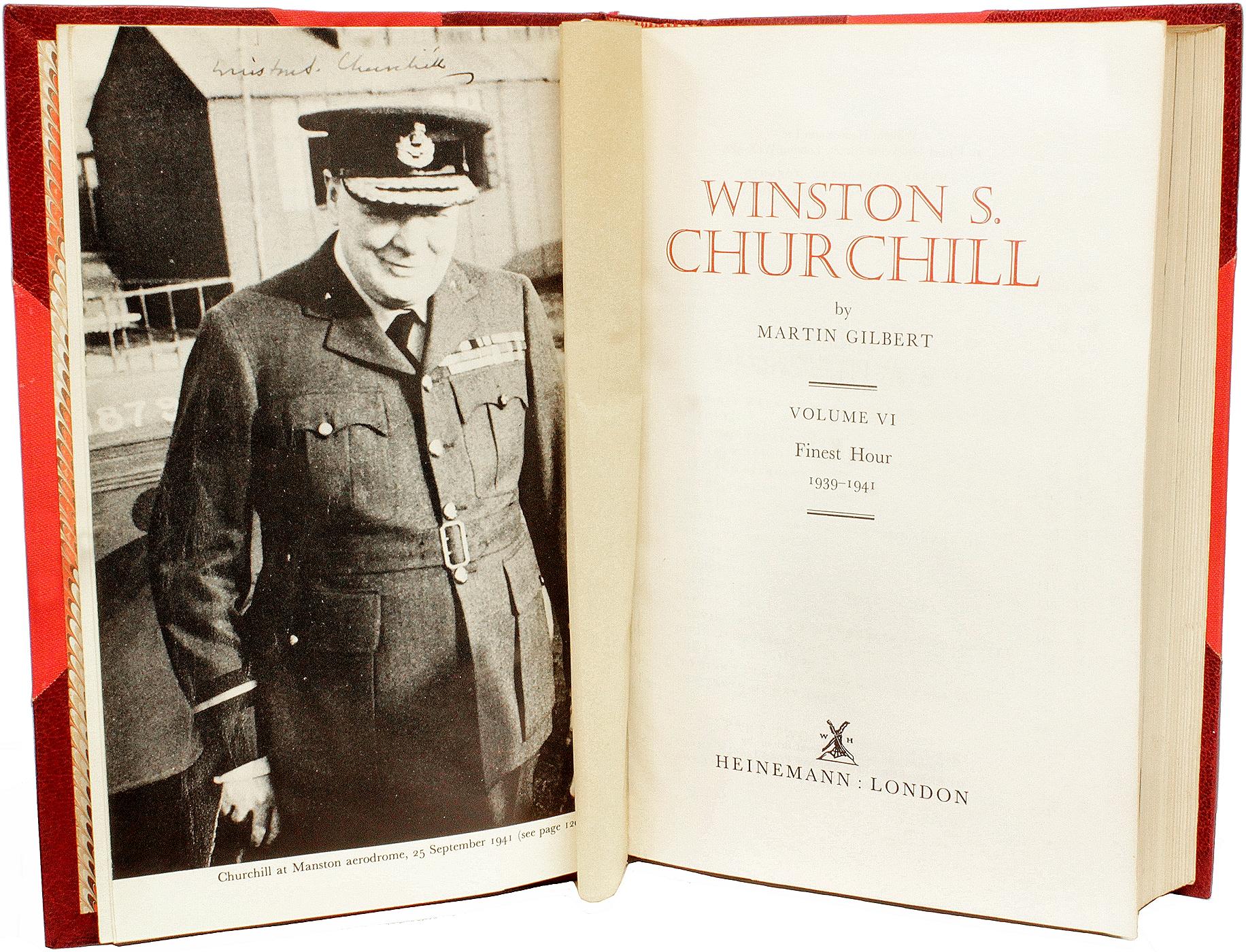 MARTIN GILBERT. « The Life of Winston Churchill » - 8 volumes ALL 1st Éditions 1966-88 Bon état - En vente à Hillsborough, NJ