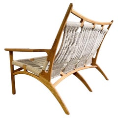 Martin Godsk for Godsk Snedkeri M20 Rope Danish Modern Loveseat or Couch