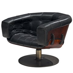Martin Grierson 'London' Chair in Leather and Rosewood