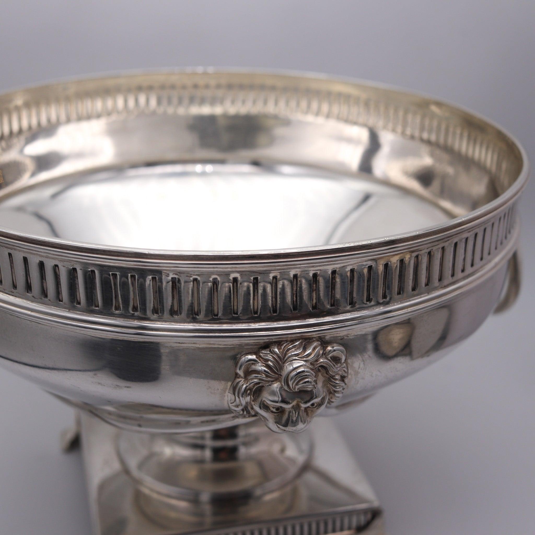 Anglais Bol central édouardien Sheffield 1911 en argent sterling .925 en vente