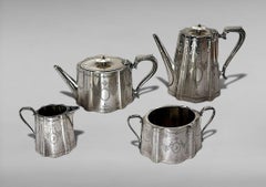 Martin Hall & Co. English Silver-Plated Tea And Coffee Service