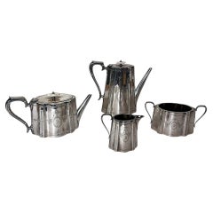 Martin Hall & Co. English Silver-Plated Tea And Coffee Service