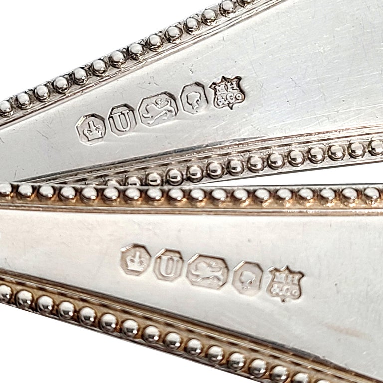 Martin Hall and Co Sheffield England Sterling Silver Fish Server and