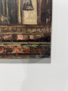 Martin J. Murray (American, 1908–1997) "Bell Tower" Oil, 1960