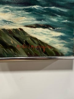 Martin J. Murray (American, 1908–1997) "Incoming Fog, Maine Coast" 1977