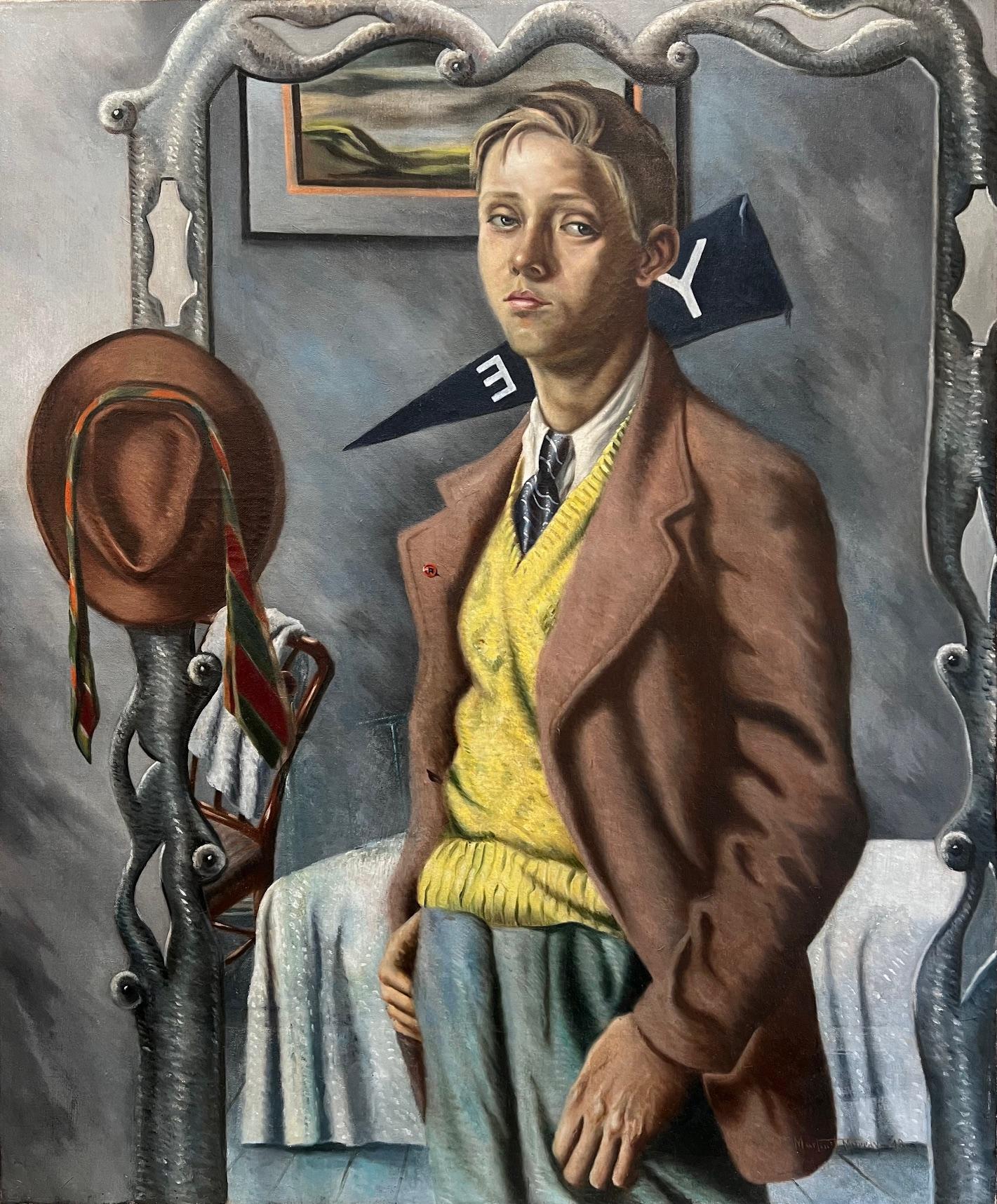 Portrait Painting de Martin J. Murray - Estudiante de primer año de secundaria