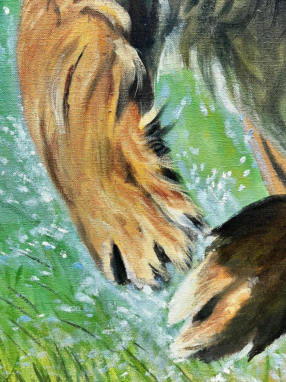 tiger oil painting