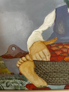 Martin Jonaš “Tomato harvest” Oil on Canvas