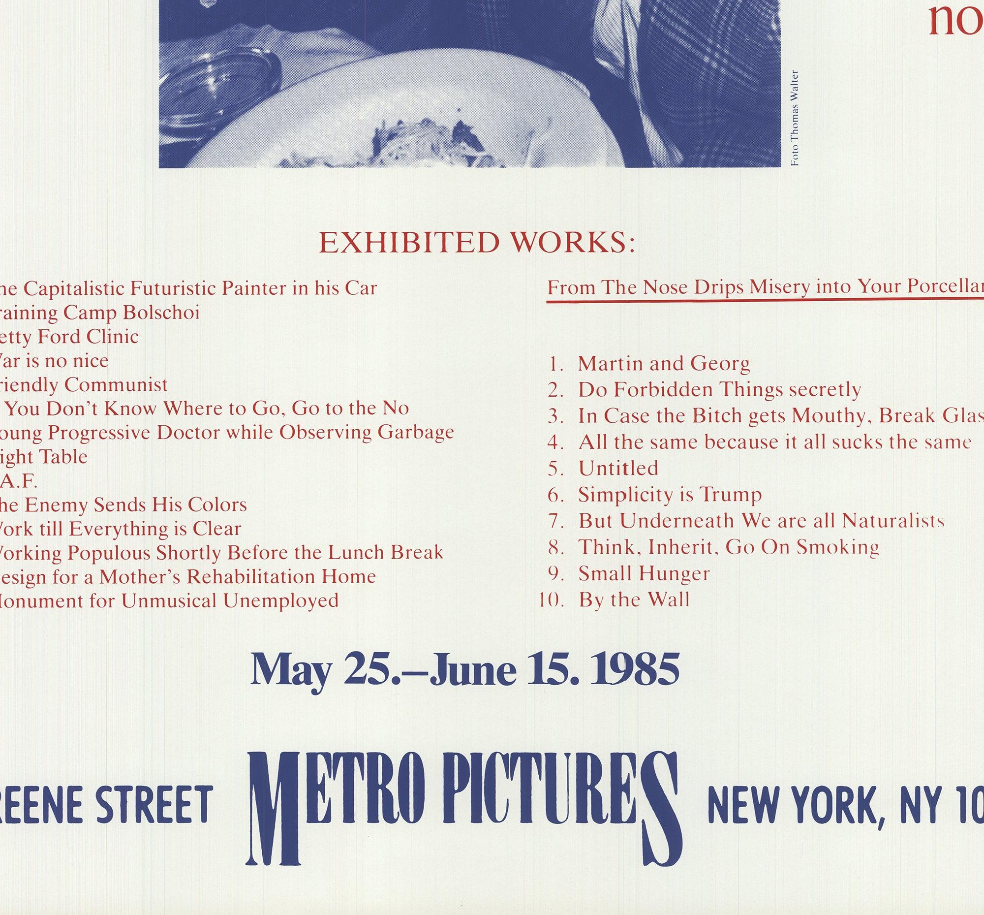 1985 Martin Kippenberger 'Selling America and Buying El Salvador'  Offset Print 3