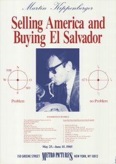 1985 Martin Kippenberger 'Selling America and Buying El Salvador' Offset Print