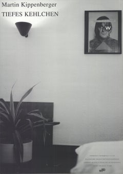 1991 Martin Kippenberger 'Deep Throat' Impression offset contemporaine en noir et blanc