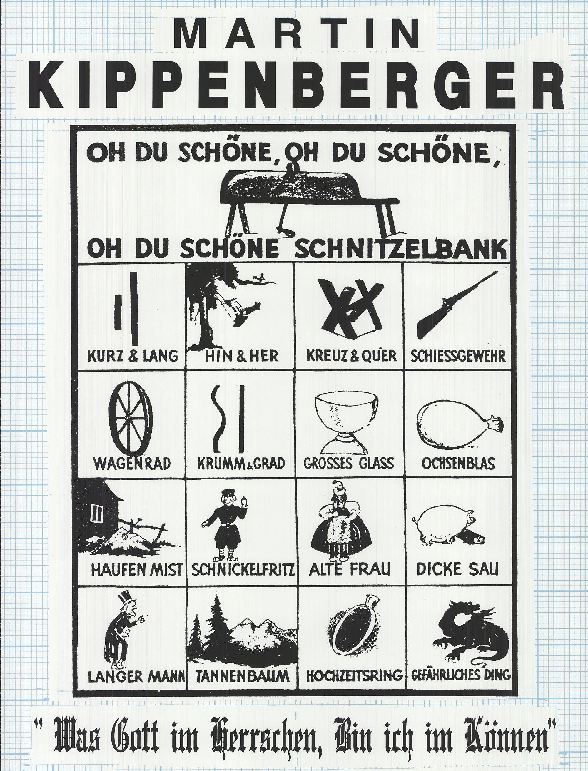 1992 Martin Kippenberger „Was Gott regiert, kann ich tun“  im Angebot 1