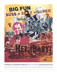 1993 Martin Kippenberger 'Hey Baby!' Multicolor Offset Lithograph