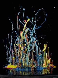 Martin Klimas, Miles Davis, Miles Runs..., Photograph, Abstract Paint Explosion