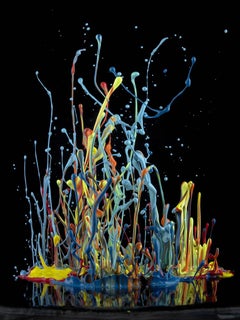 Martin Klimas, Miles Davis, Miles Runs..., Photograph, Abstract Paint Explosion