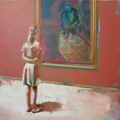 Visite au musée - Peinture figurative contemporaine du XXIe siècle 