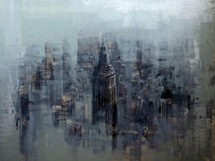 Empire sea of fog II, Painting, Oil on Canvas
