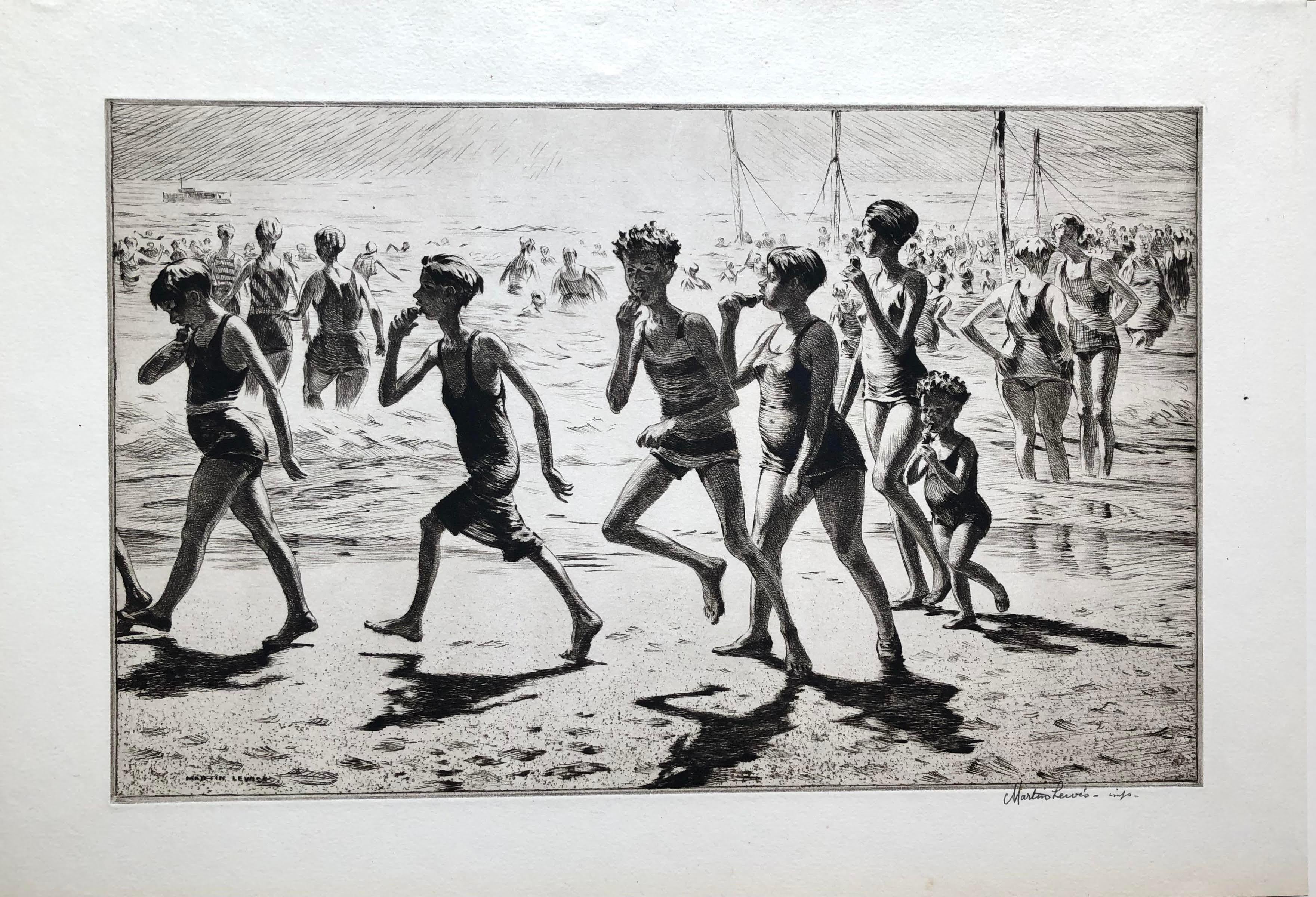 Martin Lewis Figurative Photograph – EISHÖRNCHEN