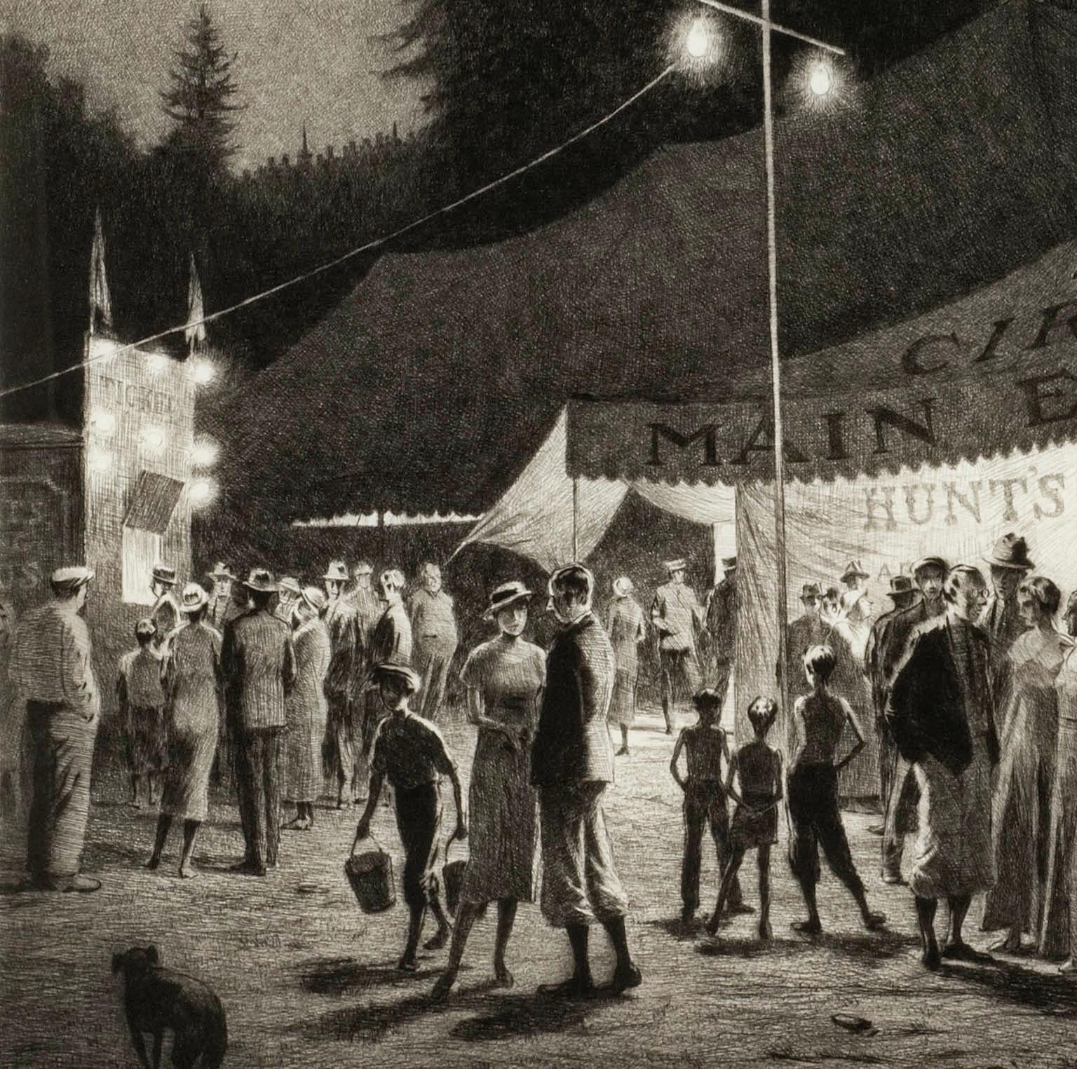 Circus Night. - Print by Martin Lewis