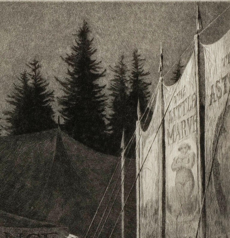 Martin Lewis Circus Night., Print For Sale at 1stdibs
