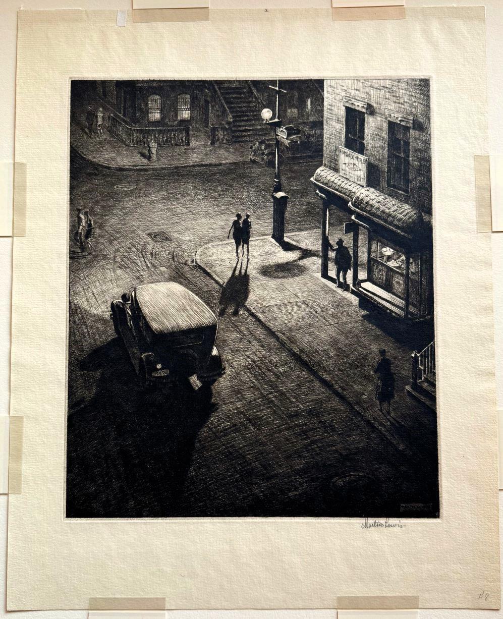 Reliques (Speakeasy Corner). - Print de Martin Lewis