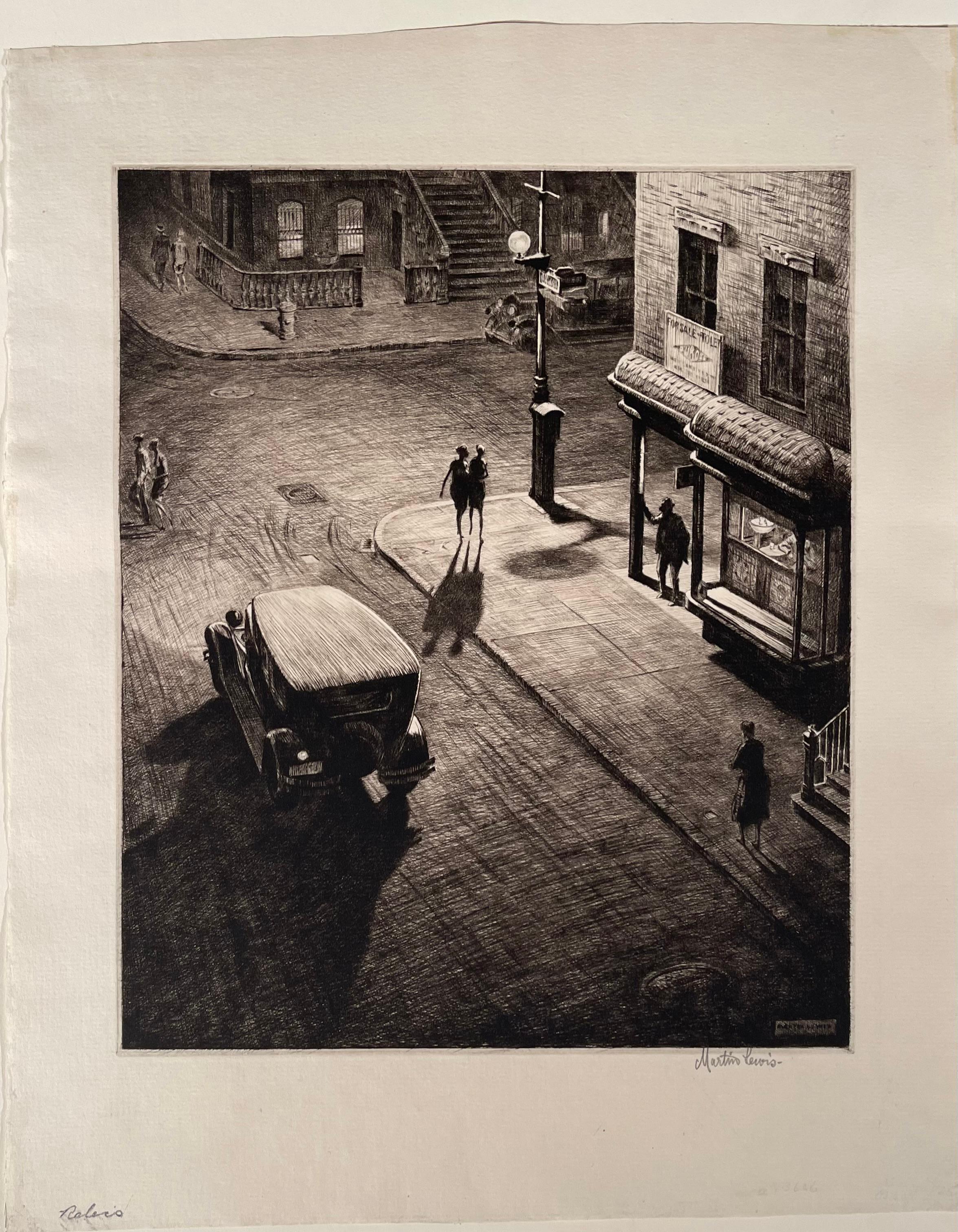  RELICS (SPEAKEASY CORNER) - Print by Martin Lewis