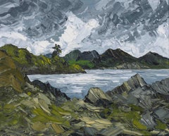 'Light Through the Clouds, Borth-y-Gest  ' by Welsh artist Martin Llewellyn