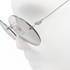 MARTIN MAISON MARGIELA MMM089GM grey lens round sunglasses