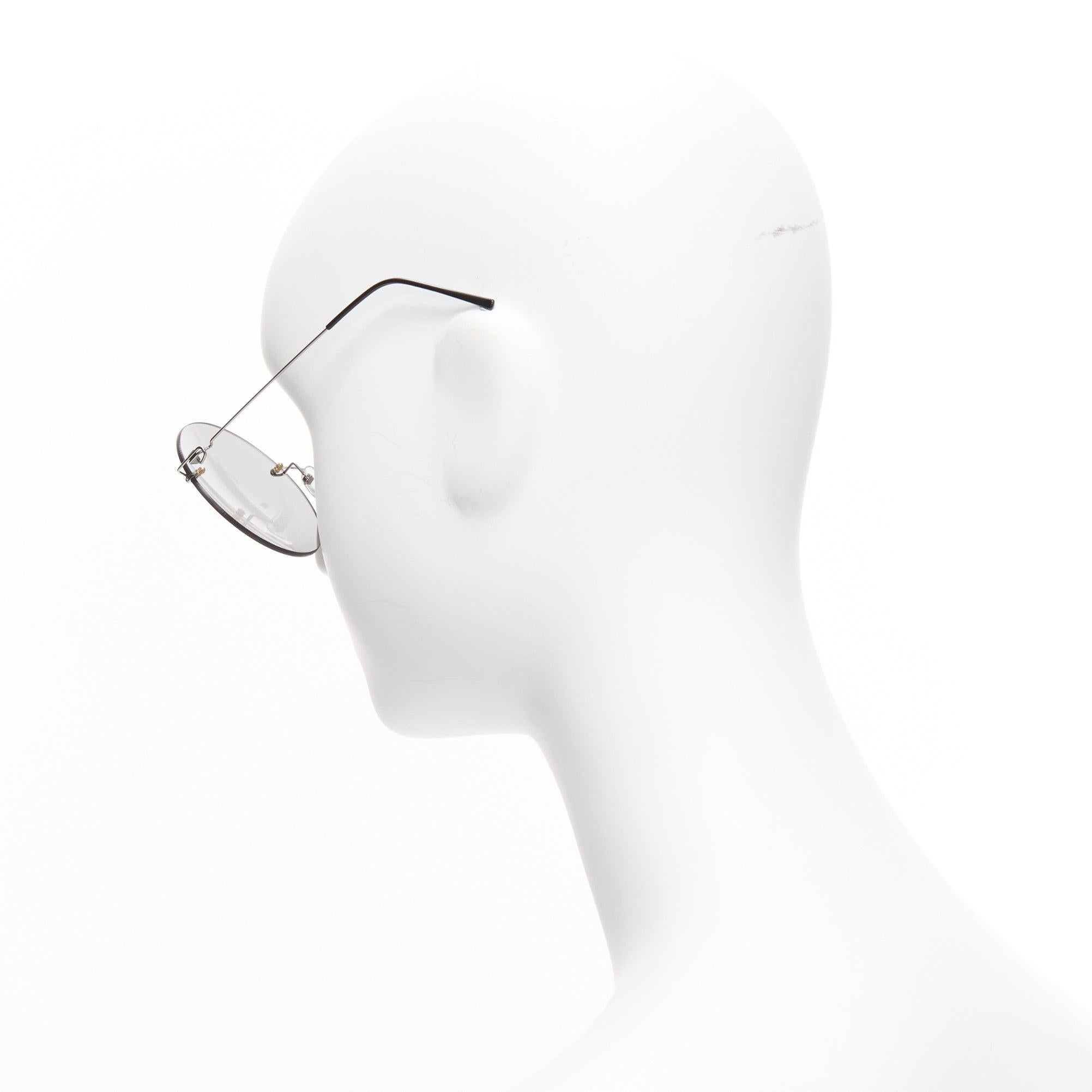MARTIN MAISON MARGIELA MMM089GM grey lens round sunglasses 2