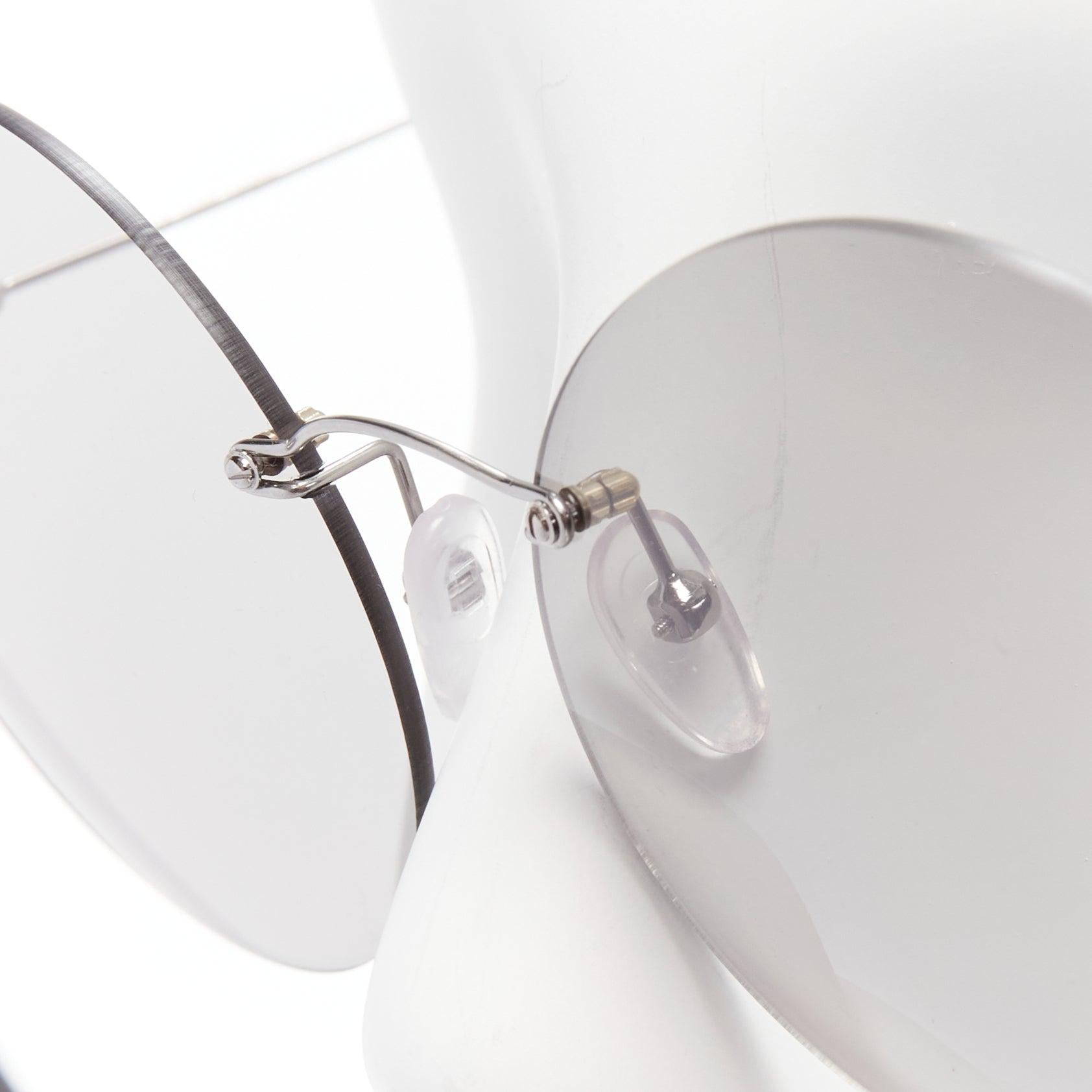 MARTIN MAISON MARGIELA MMM089GM grey lens round sunglasses 3