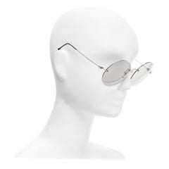 MARTIN MAISON MARGIELA MMM089GM lunettes de soleil rondes à verres gris