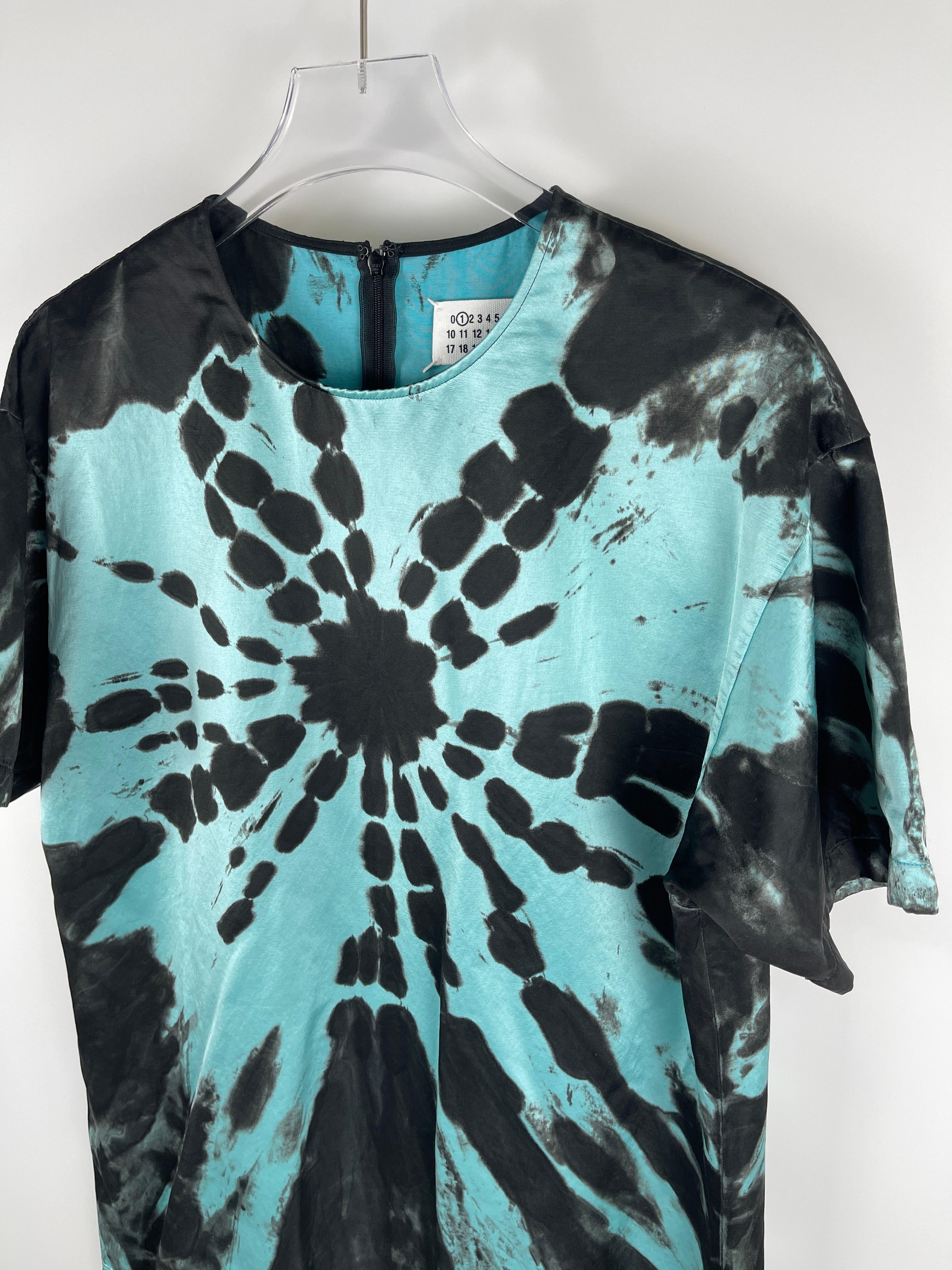 Martin Margiela A/W2019 Tie-Dye Swirl T-Shirt  For Sale 4