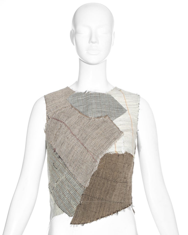 Martin Margiela artisanal corset top made with tailoring canvases, fw ...