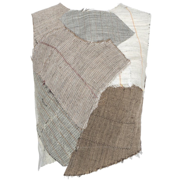 Martin Margiela artisanal corset top made with tailoring canvases, fw ...