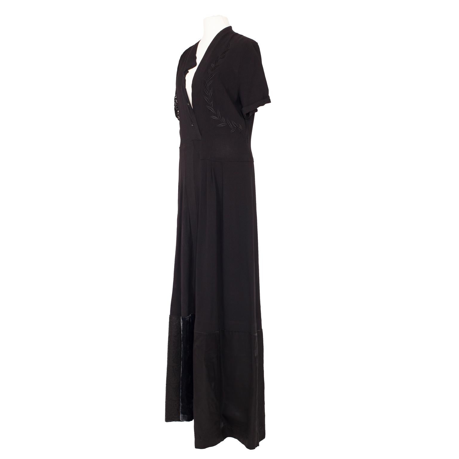 Martin Margiela Artisanal Deconstructed Black Dress, 1993 / SS 1994 In Good Condition In Berlin, DE