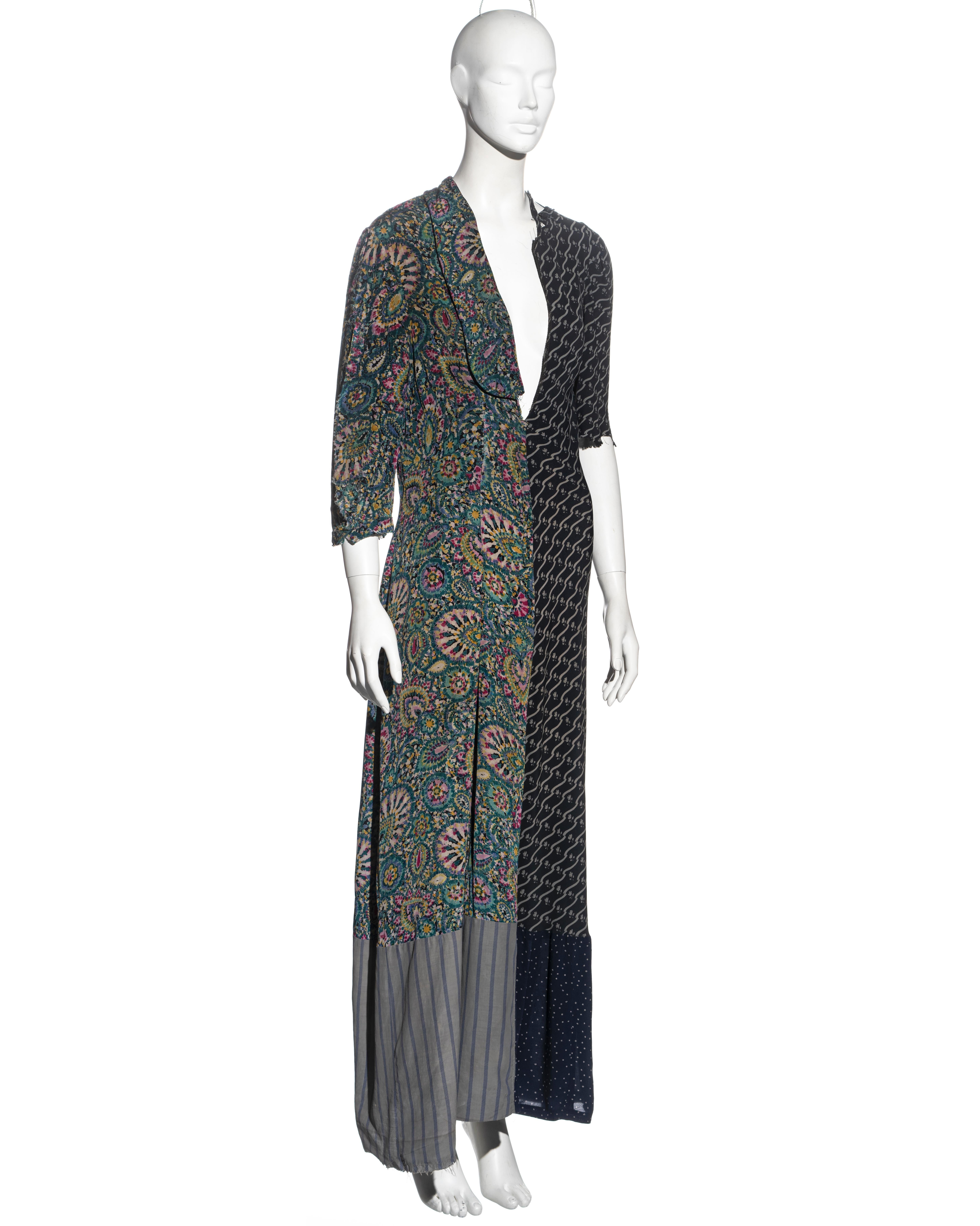 Robe artisanale de Martin Margiela fabriquée à partir de robes vintage récupérées, fw 1993 Pour femmes en vente