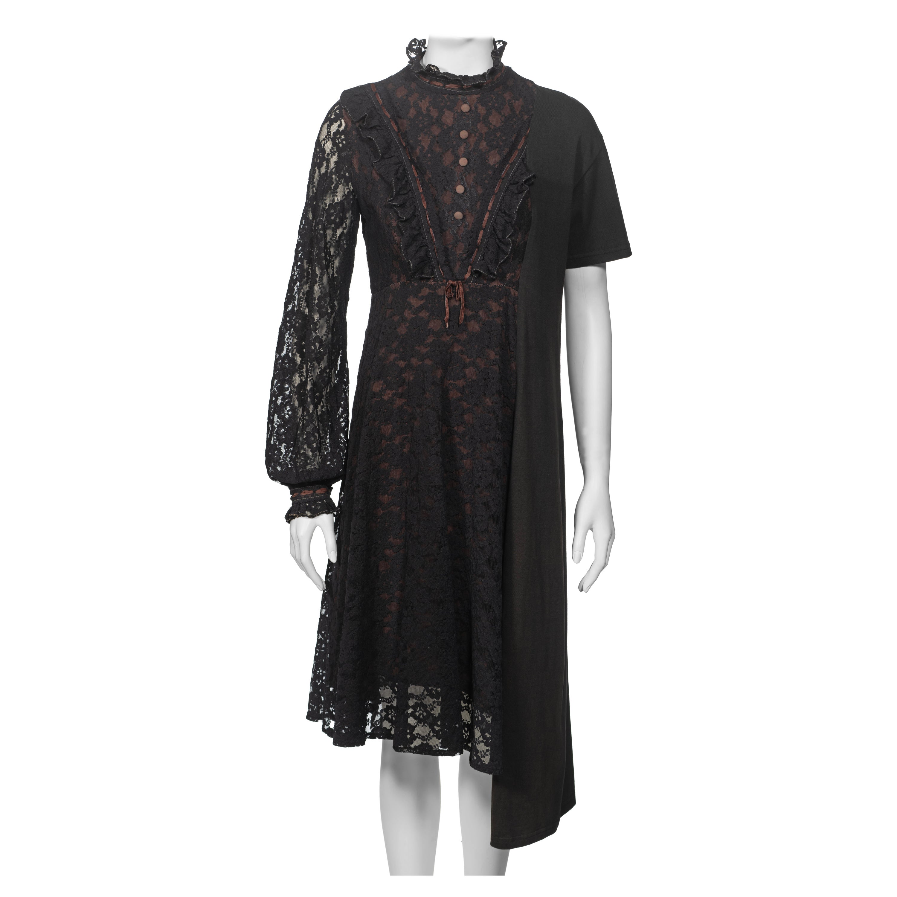 Kunsthandwerkliches Kleid von Martin Margiela aus zwei Vintage-Kleidern, H/W 2003