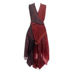 Martin Margiela Kunsthandwerkliches Kleid aus Vintage-Blumenjacken, H/W 2004