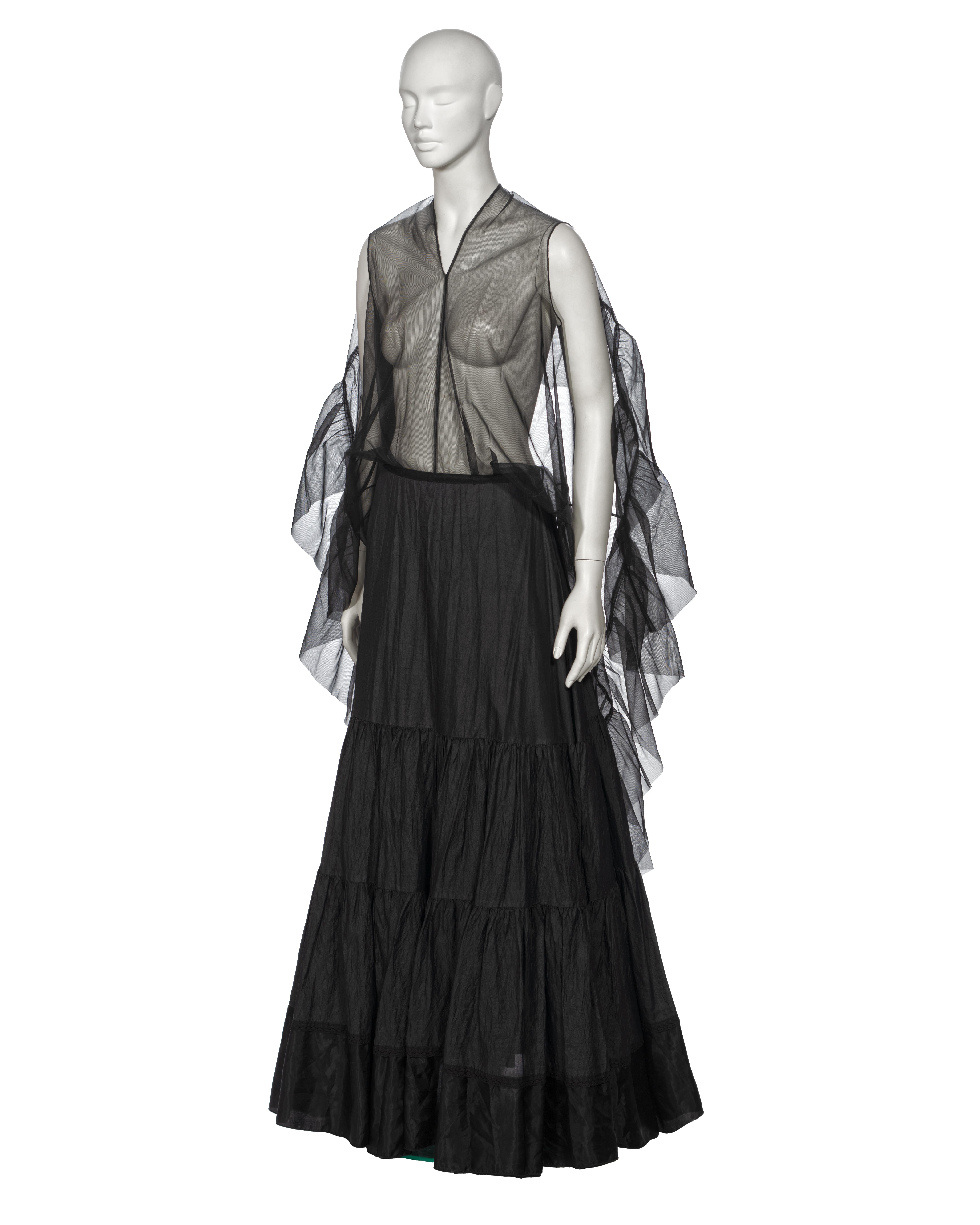 Martin Margiela Artisanal Evening Dress Made Out Of Vintage Petticoats, ss 2003 For Sale 8