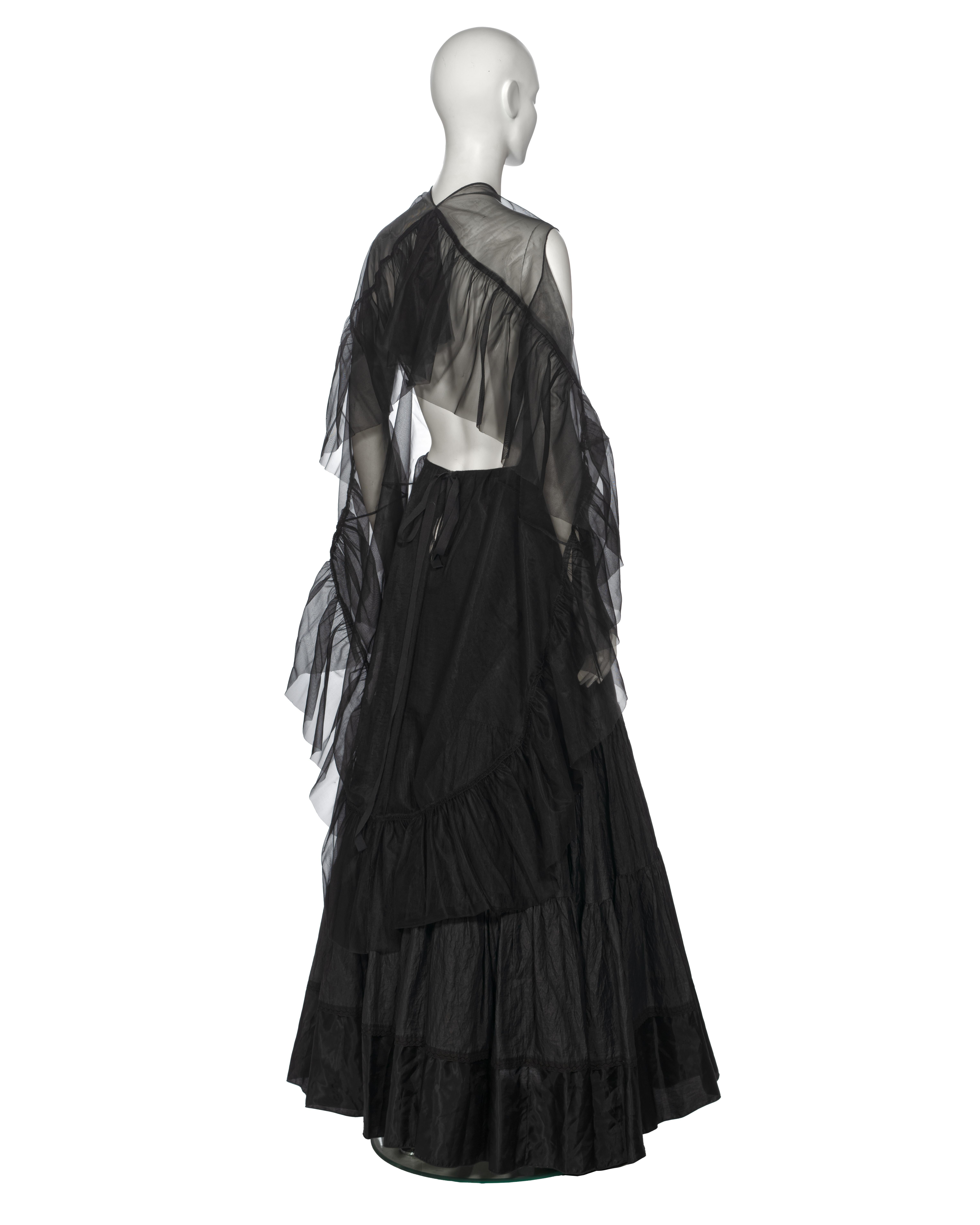 Martin Margiela Artisanal Evening Dress Made Out Of Vintage Petticoats, ss 2003 For Sale 12