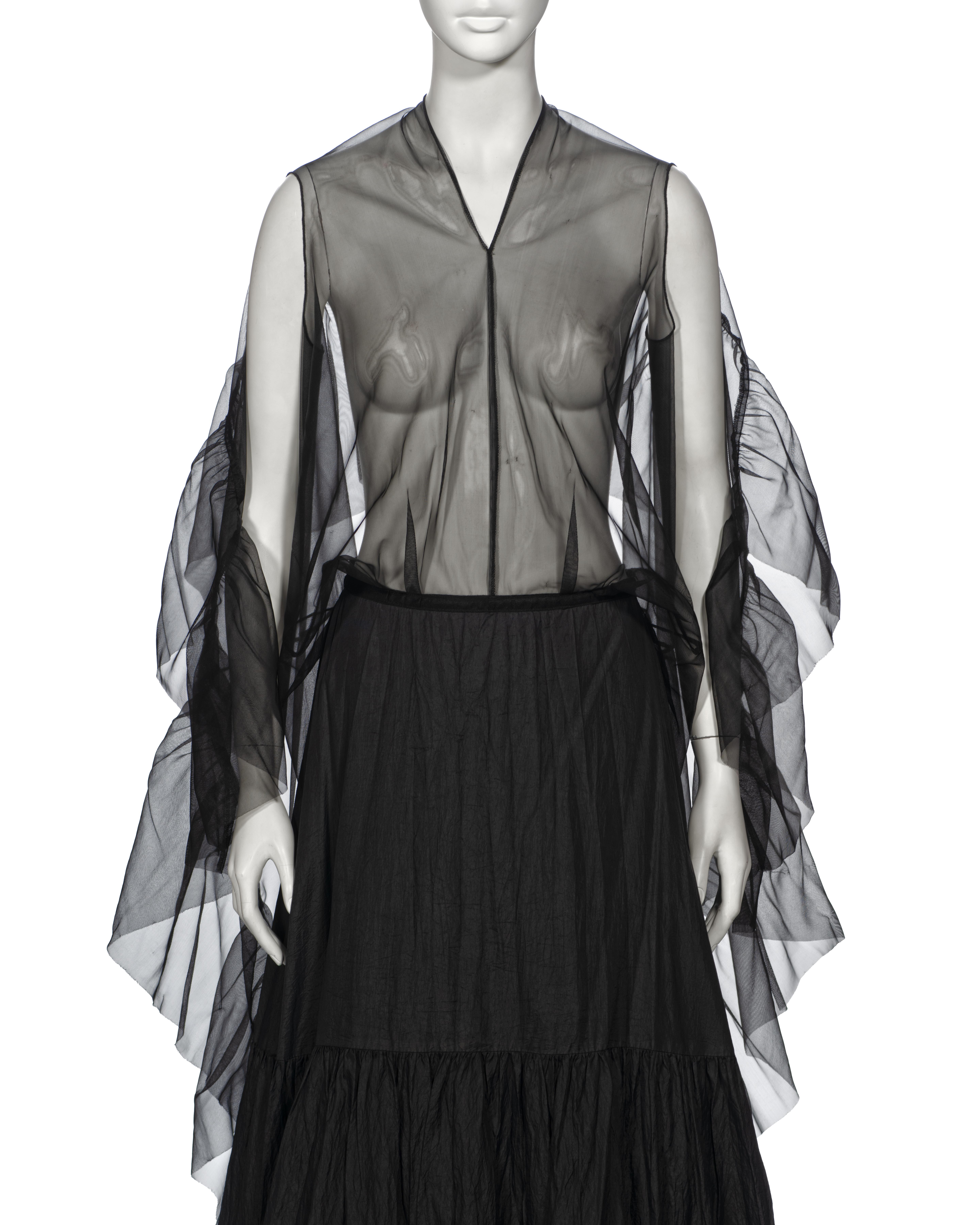 Martin Margiela Artisanal Evening Dress Made Out Of Vintage Petticoats, ss 2003 In Good Condition For Sale In London, GB