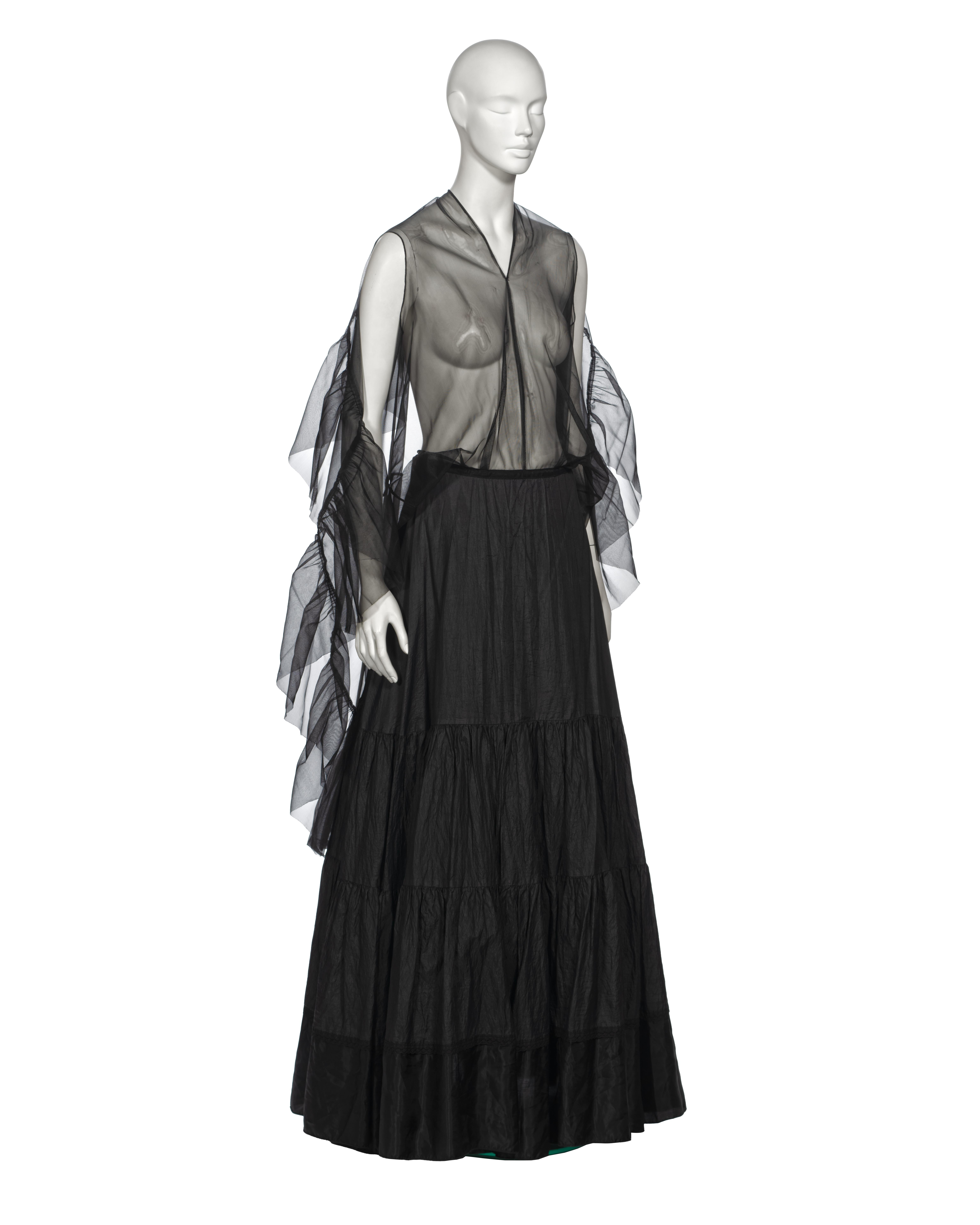 Martin Margiela Artisanal Evening Dress Made Out Of Vintage Petticoats, ss 2003 For Sale 3